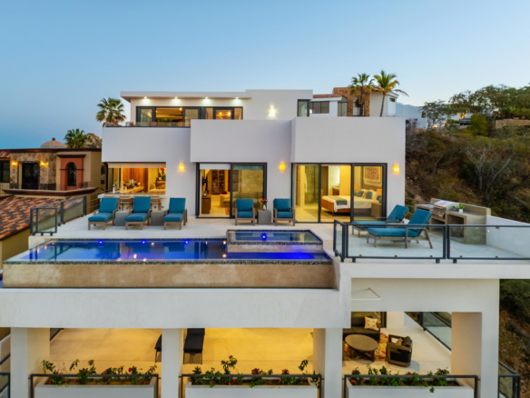 Chileno Bay Misiones Del Cabo Perched above the stunning coastline of Misiones del Cabo, Casa Misiones is a beautifully designed four-bedroom, four-and-a-half-bath residence offering breathtaking – Cam. Grande, Cabo San Lucas, BS